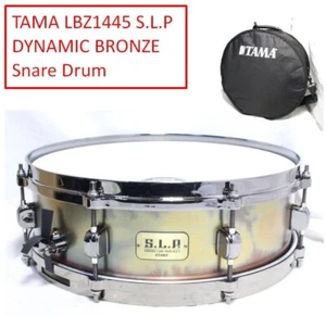TAMA LBZ1445 S.L.P DYNAMIC BRONZE Snare Drum with soft case - Picture 1 of 12