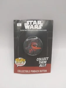 Funko Pinback Buttons Star Wars Kylo Ren Brand New - Picture 1 of 2