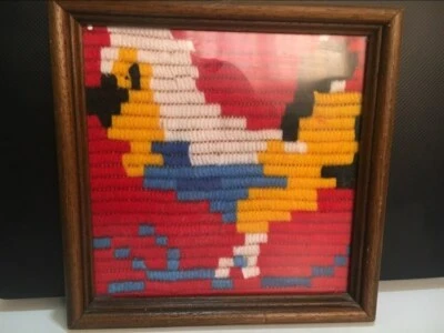 Vtge Hand Embroidery cross-stitch pattern Handmade Wool Thread High Quality  - Image 1 of 4