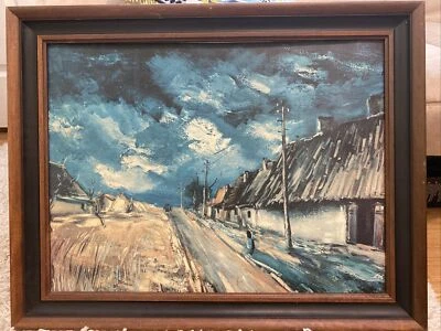 Maurice Vlaminck 风景罕见第 1 限量版绘画 1960 年平版画 — 第 1/4 张图片