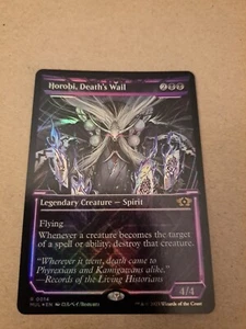 MTG Horobi, Death's Wail 0014 Foil Halo MOM Multiverse Legend - Picture 1 of 2