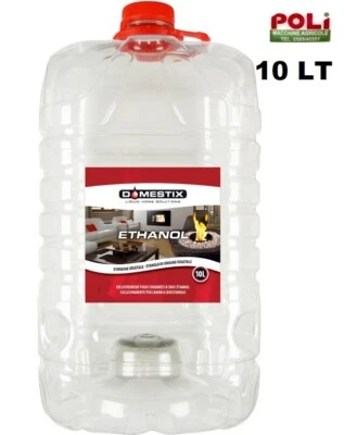 LIQUIDO COMBUSTIBILE STUFA BIOETANOLO INODORE 10LT SPEDIZIONE RAPIDISSIMA IL TOP