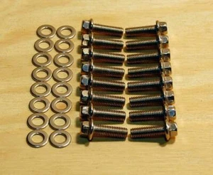 FOR Ford V8 4.6 5.4 Exhaust Manifold Header Hardened Stainless Steel Bolts F150 - Picture 1 of 1