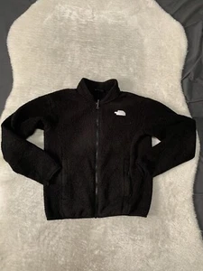 The North Face Womens Full Zip Black Osito Small Fleece Jacket Sweater - Picture 1 of 7