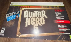 NEW Sealed BNIB Xbox 360 Guitar Hero 5 Wireless Controller & Game Bundle RARE! - Picture 1 of 7