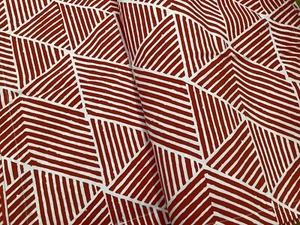 IKEA Fabric Curtain Off Cuts Red White 4pcs 44 X144cm 4pcs 40 X 144cm - Picture 1 of 4