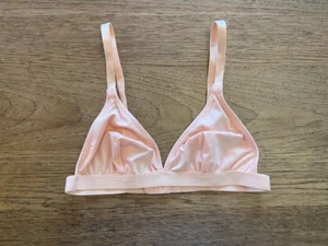 ASOS Perfect Peach Größe 4 dreieckige verstellbare Träger und Rücken-Bralette neu ohne Etikett! - Bild 1 von 2