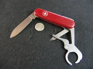 WENGER   CIGAR CUTTER-SLIM LINE--RETIRED--SWISS ARMY KNIFE--EXCELLENT-NEAR MINT - Picture 1 of 4