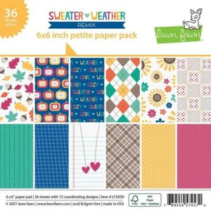 Lawn Fawn Petite Paper Pack 6 x 6 - Sweater Weather Remix LF2650 - Bild 1 von 1