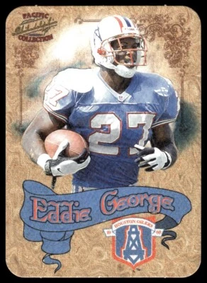 1997 Pacific Philadelphia Photoengravings Eddie George Houston Oilers #14 - Image 1 of 2