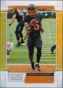 2019 Score Gold Zone #399 - Justice Hill [19/50] Rookie - Bild 1 von 4