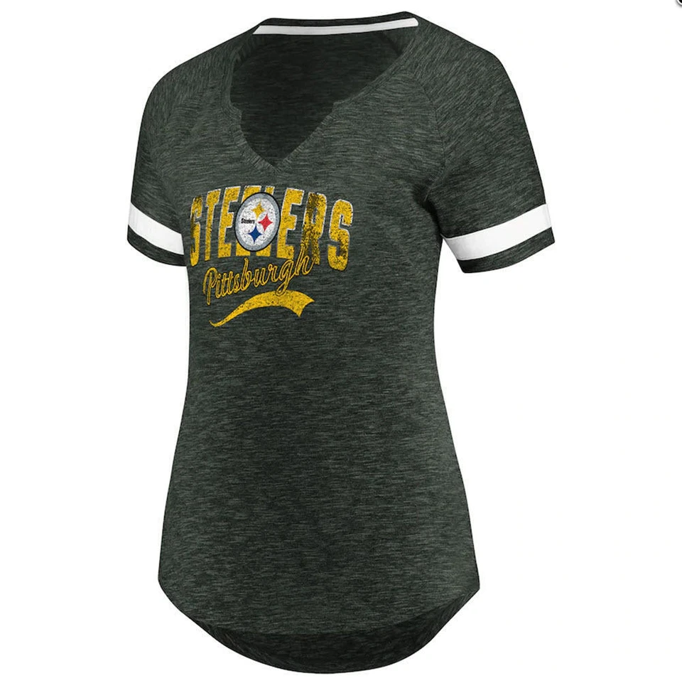 Camiseta para mujer Majestic Green Bay Packers Go For Two cuello en V verde grande Foto 1 de 1