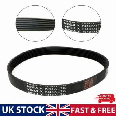 7Rib PJ437 Rubber PJ Multi-Wedge Belt Drive Belt For Lawnmowers Replacement Part