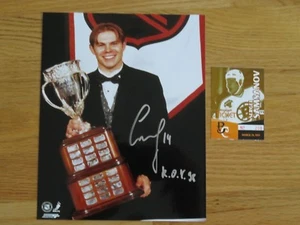 "Rookie of the Year 98" SERGEI SAMSONOV signed BOSTON BRUINS 8x10 Photo COA - Picture 1 of 2