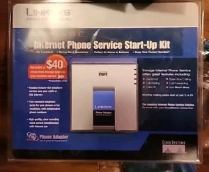 Brand New Old Stock Factory Sealed Linksys Internet Phone Start Up Kit - Picture 1 of 5