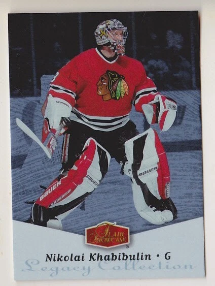 06-07 Flair Showcase Nikolai Khabibulin /100 LEGACY COLLECTION Blackhawks 2006 - Image 1 of 1