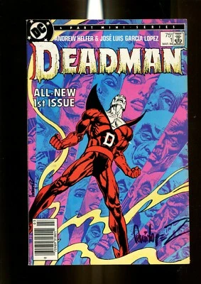 DEADMAN 1 MINI SERIES (8.5) NEWSSTAND AUTO JOSE LUISE GARCIA LOPEZ W COA (s002) - Image 1 of 2