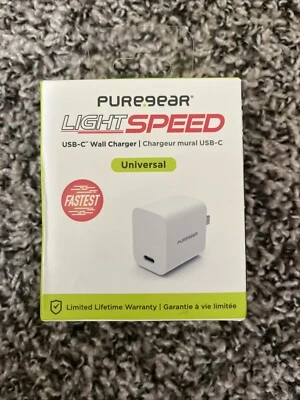 PureGear 63503PG Wall Charger - White - Image 1 of 2