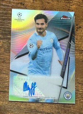 2020-21 Finest UEFA Champions League Autographs #FAIG Ilkay Gundogan X14545 - Image 1 of 2