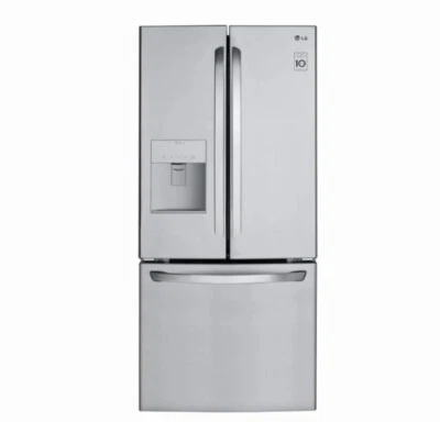 Refrigerador LG 30" puerta francesa con 21,8 ft³ Capacidad - LFDS22520S Foto 1 de 4