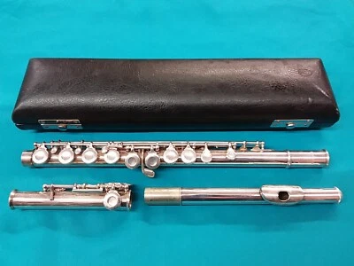 Flauta Getzen Deluxe con estuche ~ para piezas o reparación Foto 1 de 4