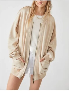 Free People Robby Bomber con cerniera talpa taglia small - Foto 1 di 5