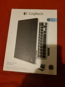 NEW LOGITECH KEYBOARD FOLIO IPAD 94560-9998 CASE COVER SKIN KEY BOARD - Picture 1 of 3