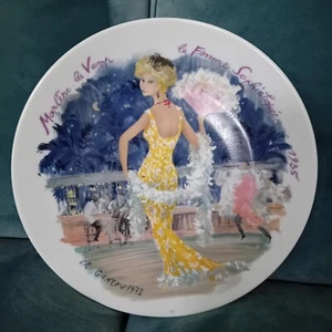 Vintage Limoges Henri D' Arceau Les Femmes Du Siecle "Marlene" - 1935 FR Ganeau - Bild 1 von 2