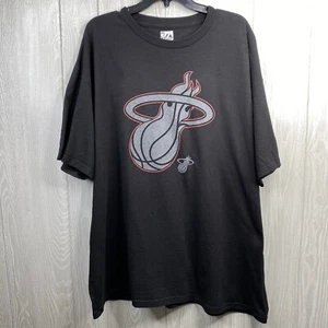 Dwayne Wade Miami Heat Mens 2XL Majestic NBA Black Logo Jersey Shirt - Picture 1 of 5