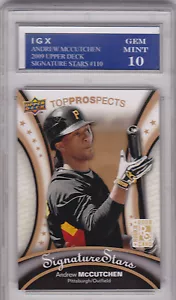 ANDREW McCUTCHEN RC Gem Mint (10) ROOKIE CARD 2009 Upper Deck TOP PROSPECTS! - Picture 1 of 1