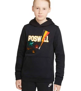 NIKE Youth Roswell Rayguns Fleece Pullover Hoodie sz M Medium Black Unisex - Picture 1 of 3