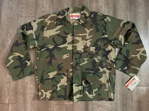 Vintage NOS w/Tag Winchester Green Camo Hunting Button Up Shirt Only Mens Large - Picture 1 of 11