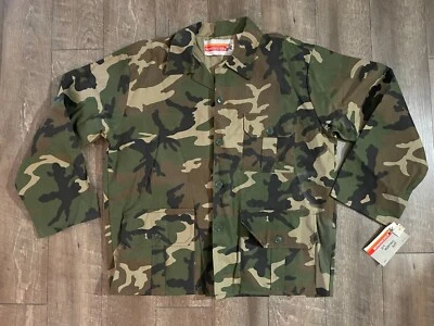 Vintage NOS w/Tag Winchester Green Camo Hunting Button Up Shirt Only Mens Large - Image 1 of 4