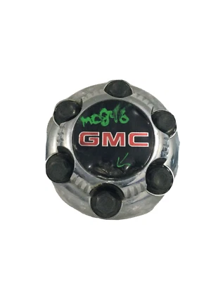 Tampa do cubo da roda central 2010 GMC Yukon cromada 9598133 9598137 fabricante de equipamento original - Imagem 1 de 4