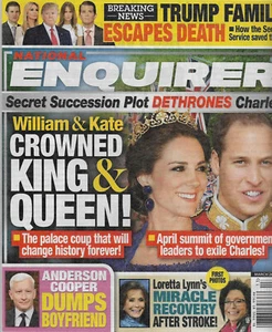 National Enquirer March 26 2018 Prince William Princess Kate Loretta Lynn Trump - Picture 1 of 1