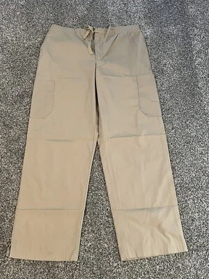 TAN DICKIES MEDICAL UNIFORM SCRUB PANTS POCKET  SIZE M NEW - Image 1 of 4
