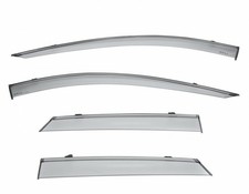 For 17-UP Cadillac XT5 | WellVisors Black Trim Side Window Visors Rain Deflector