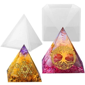 Large Pyramid Silicone Molds Big Pyramid Resin Mold Epoxy Resin Casting Molds wi - Picture 1 of 7