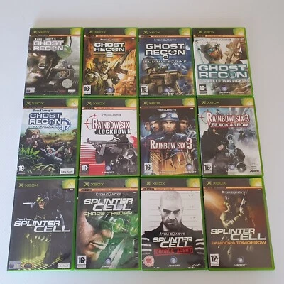 12 x Tom Clancy Games Bundle for Microsoft Xbox Complete with Manuals - Image 1 of 4