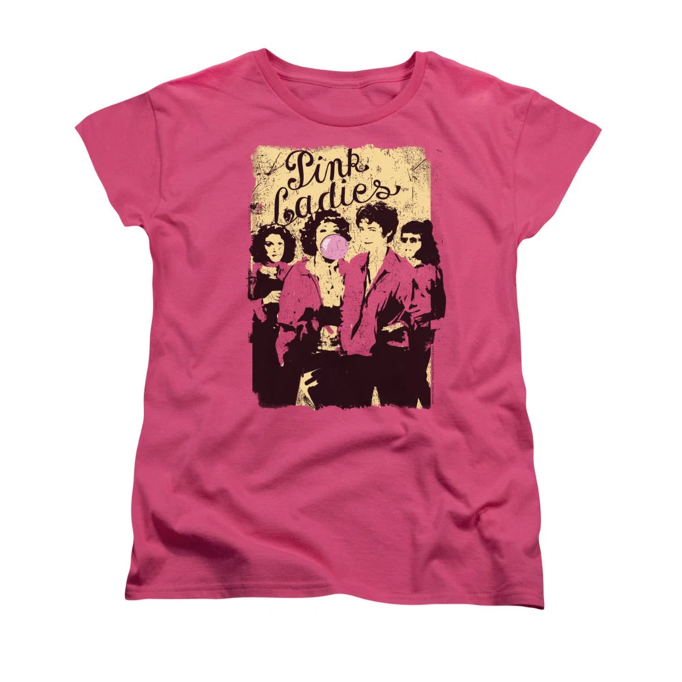 Camiseta gráfica para mujer con licencia GREASE PINK DAMAS SM-2XL Foto 1 de 2
