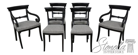 LF60098EC: Set of 6 KLISMOS Style Dining Room Chairs Cover