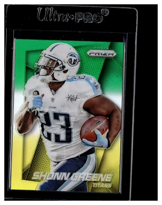 2014 Panini Prizm #122 Shonn Greene Neon Green Yellow - Image 1 of 2