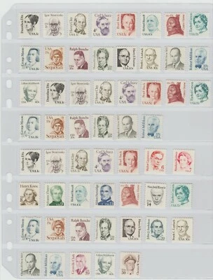 30 Anchor 8C (8-rows) Crystal-Clear Stock Sheets /Pages,Single Sided-FREE Ship.. - Image 1 of 4