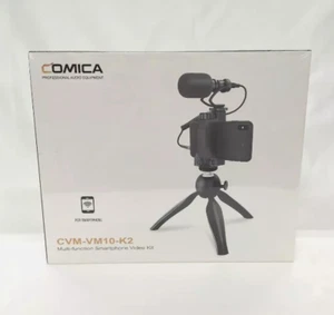 Comica CVM VM10 K2 Multi-Function Audio Mini Smartphone Video Microphone Tripod - Picture 1 of 2