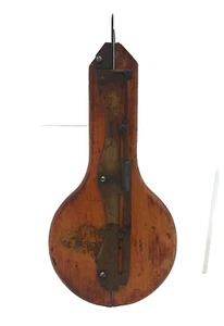 Late 19th Century Antique Rug Hooking Punch Needle Wooden Shuttle - Picture 1 of 8