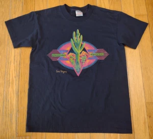 Vintage Herren T-Shirt L Oneita Power Las Vegas, NV Cactus schwarz Einzelnaht - Bild 1 von 9