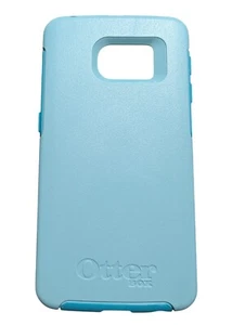 H1. OtterBox Symmetry For Samsung Galaxy S6 Edge Aqua Sky "OB" Repack - Picture 1 of 2