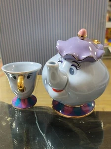 Tokyo Resort Mrs. Pott Teapot And Chip Teacup Set - In Original Box - Picture 1 of 15