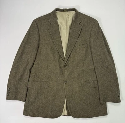 Stafford Mens Blazer 44L Wool Camel Hair Sport Coat 2 Button Jacket Wool Outdoor - Image 1 of 4