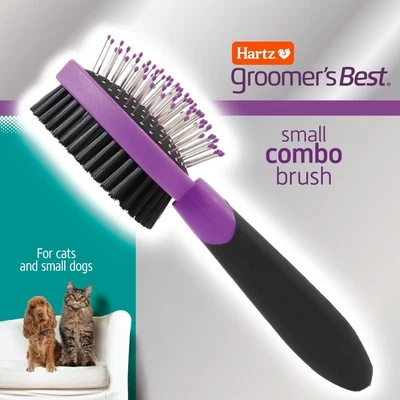 Cepillo combinado Hartz Groomer's Best Grooming para gatos y perros pequeños (paquete de 6) Foto 1 de 4